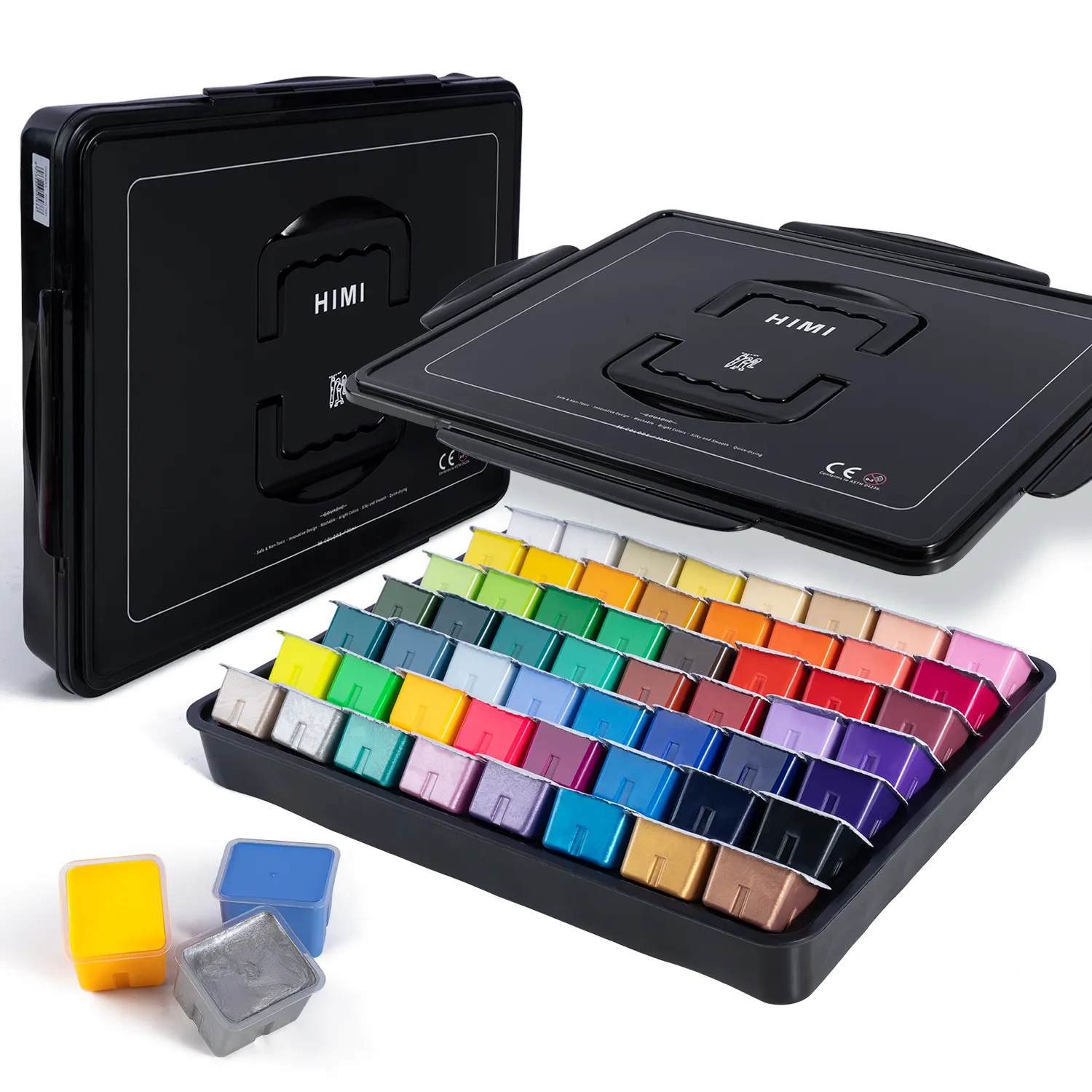 HIMI MIYA Professional Manufacture 30ml 56 Colors Sets Colorful Gouache Paint Set