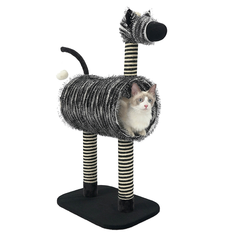 Zebra Unique Removable Modern Climbing Large Custom Outdoor Cat Tree