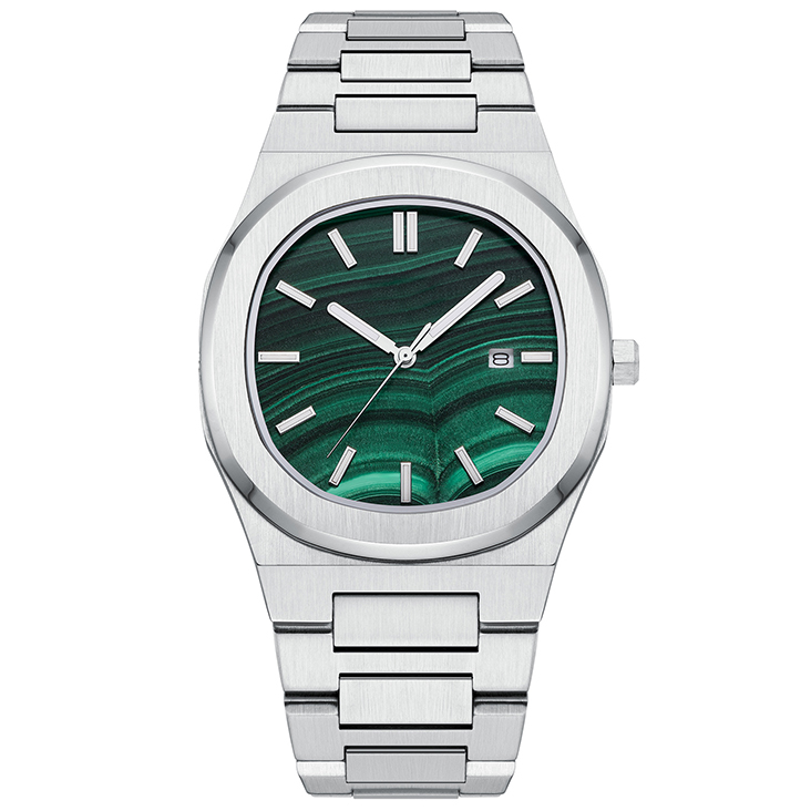 Latest Style Malachite Special Design Quartz Luminous Hands Orologio Uomo Personallizzabile Man Watch Luxuriant Casual Watches