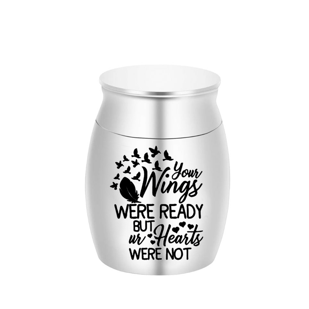 Pets /Human Cremation Urns, Ashes Keepsake Jar Aluminium cremation jar for ashes memorializing the ashes of a loved one/pet