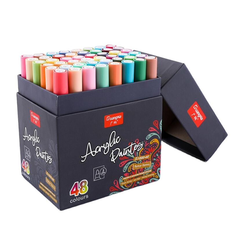 Hot Sale 12 24 36 Colors Set Of Art Acrylic Paint Pens Colors