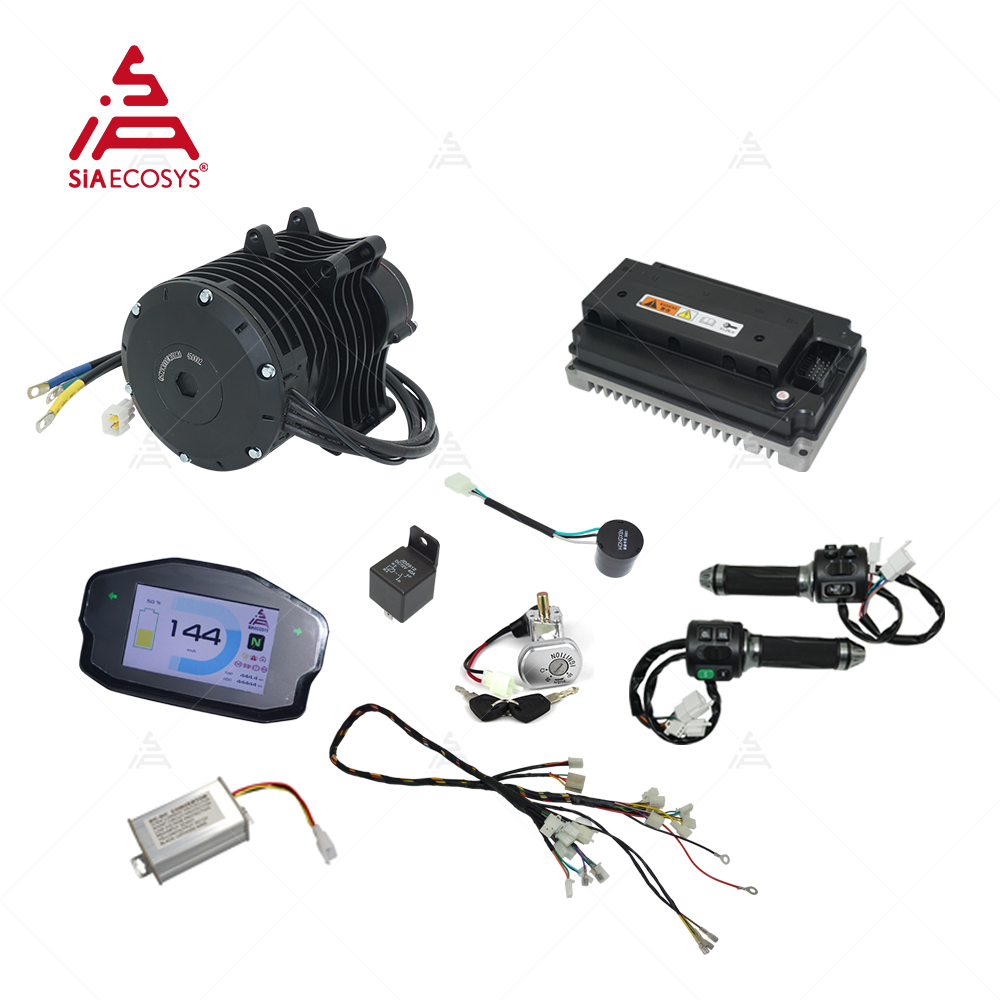 Новый QS 138 3KW V3 5500 Вт Максимальный ток непрерывной 72V 100KPH середине приводной двигатель комплект для переоборудования для е-байка/почтовой службой e-мотоцикл