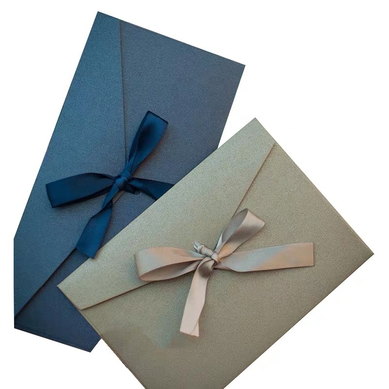 2021 Hot Sale Festival Card Envelope Bow Pearl Paper Custom Envelope