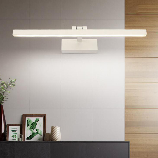 Отель 9W 12W 14W 16W 40cm 50cm 60cm 70cm черный белый ванная комната спальня стены led зеркало лампа