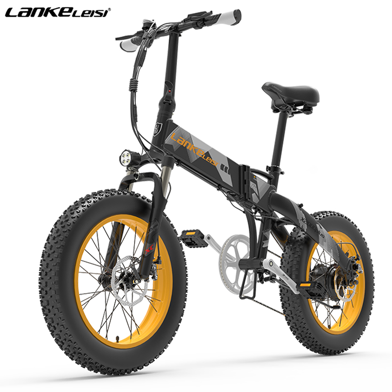 ЕС CE сертификации LANKELEISI X2000PLUS 20-дюймовый складной с толстыми покрышками для электрического велосипеда 48v1000w14.5ah литиевая батарея