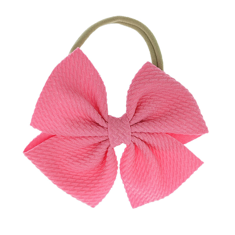 Wholesale Ribbon Fabric Baby Hairband Hair Ring Ribbon Hair Bow