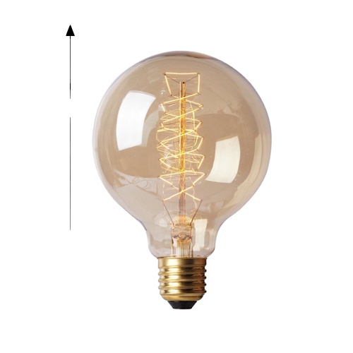 Лампа накаливания Edison E27 220 В 40 Вт G80 винтажная лампа накаливания декоративная лампа для люстры