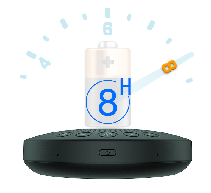 Speakerphone Wireless Bluetooth Speaker for Softphone and Mobile Phone , Portable Speaker for Holding Meetings Anywhere