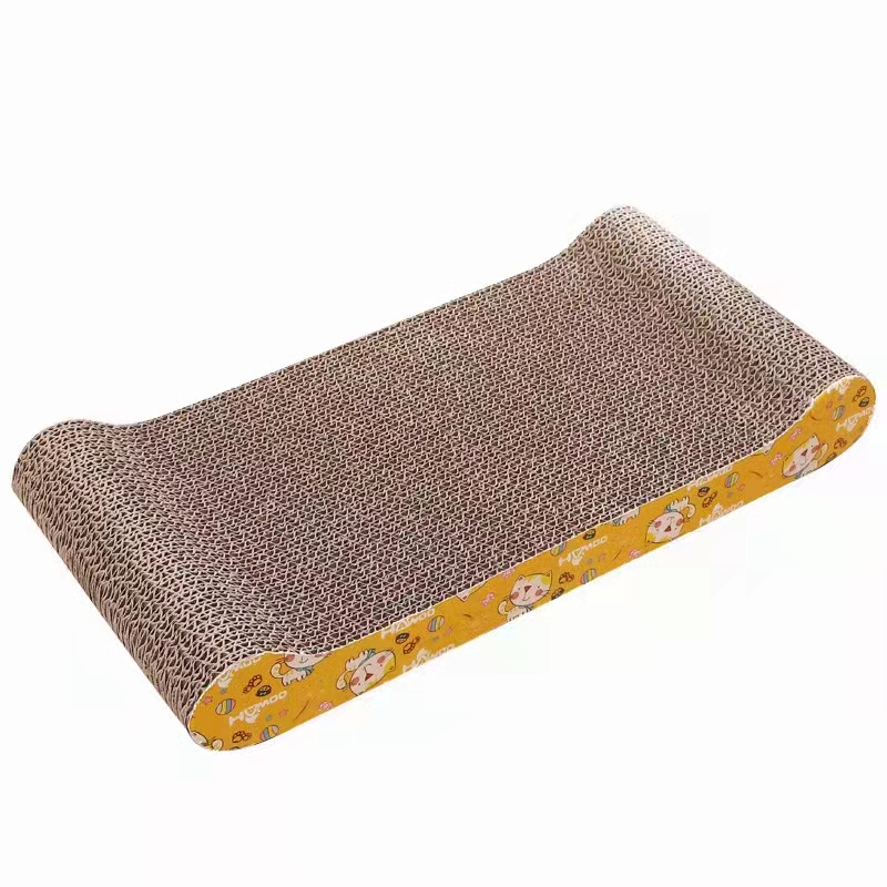 Wholesale Amazon Hotsale Cheap Price Pet Toy Corrugated Scratching Pad Cardboard Cat Scratcher Board Bed