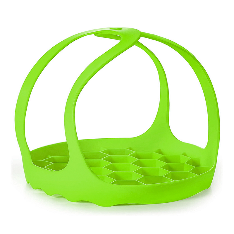 Factory Price Cooker Lifter Pot Holder Steamer Rack Egg Mold Silicone Bakeware Sling