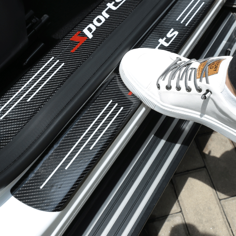 Car Door Sill Strip Anti-stepping Anti-scratch Door Pedal Protection Strip To Protect Universal Trunk Anti-scratch