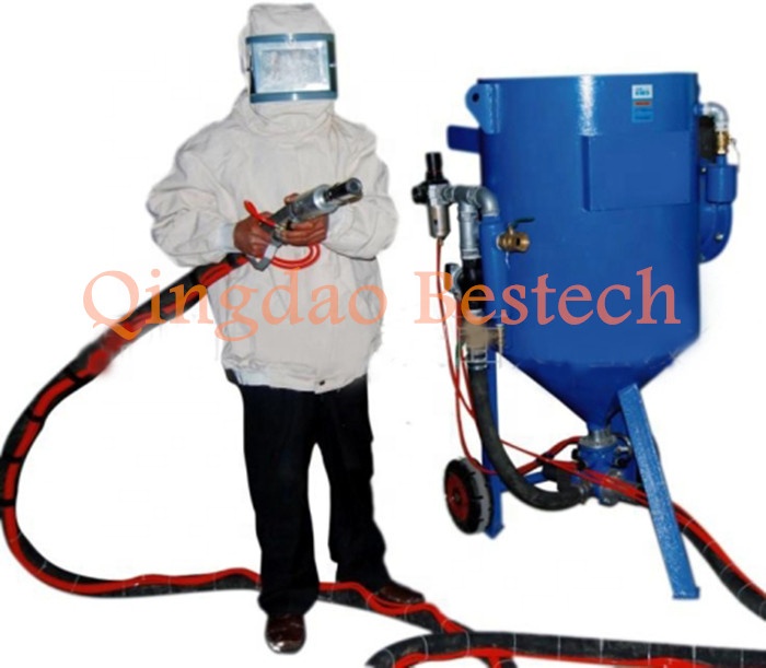 Movable Dry Sand Blasting Pots blasting pot sandblaster