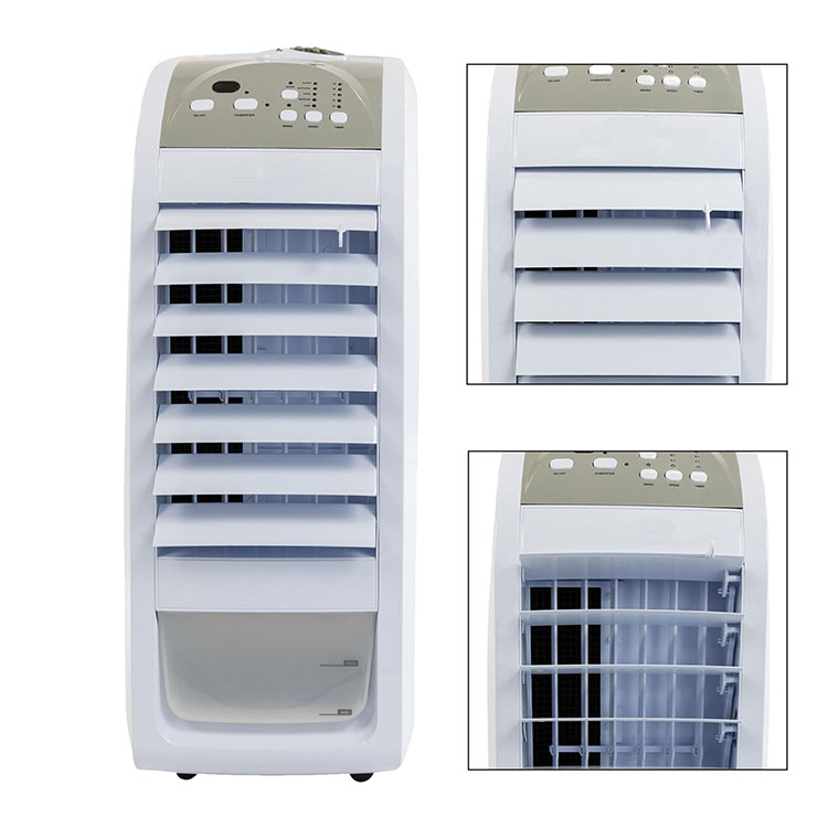 China manufacturing evaporative water cooler fan Remote Control stand mini air cooling fan