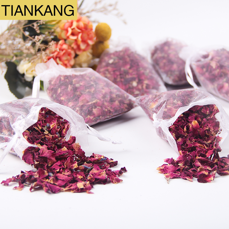 Dried Wedding Confetti Lavender Flower Petals Petals Organza Bag Natural Small Rose petals for mariage Photography