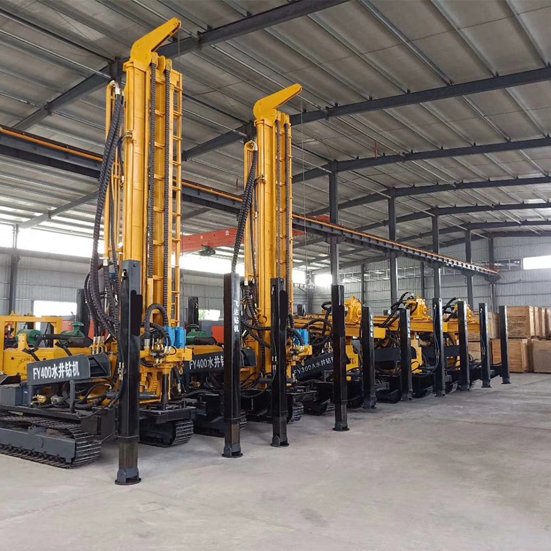 2021 Hot Sell Small Hydraulic Diesel Engine Water Well Drilling Machine