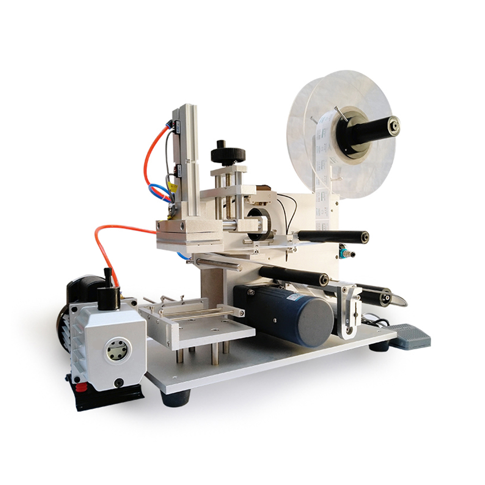 Kelier Factory Price High-precision semi-automatic side surface labeling machine for square bottles can be customized