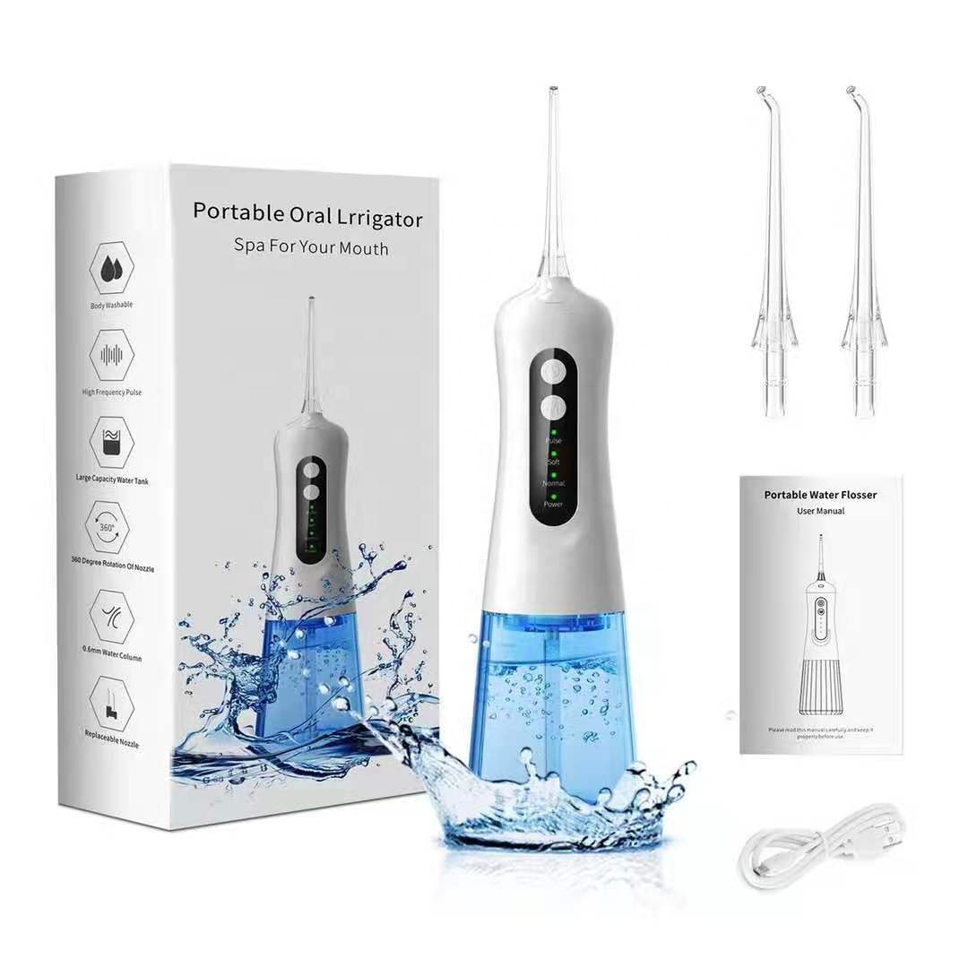 Oral Irrigator Water Flosser Usb Rechargeable Teeth Cleaning Waterflosser Tooth Oral Waterpick Cordless Portable Water Flosser