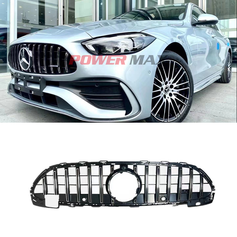GT Style Передняя решетка для Mercedes Benz C-Class 2022 + W206 передняя решетка бампера