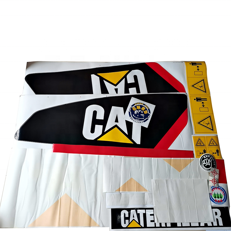 Hot Sell CAT 320D Digger Sticker Construction Machinery Decal Excavator Sticker