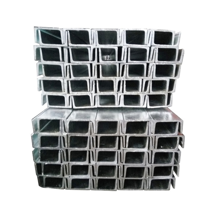 Hot sale 20mm slotted structural section steel u channel size