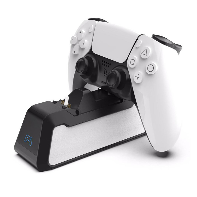 Зарядное устройство для контроллера PS5, зарядная док-станция с двойным контроллером и светодиодным индикатором для Sony Playstation 5