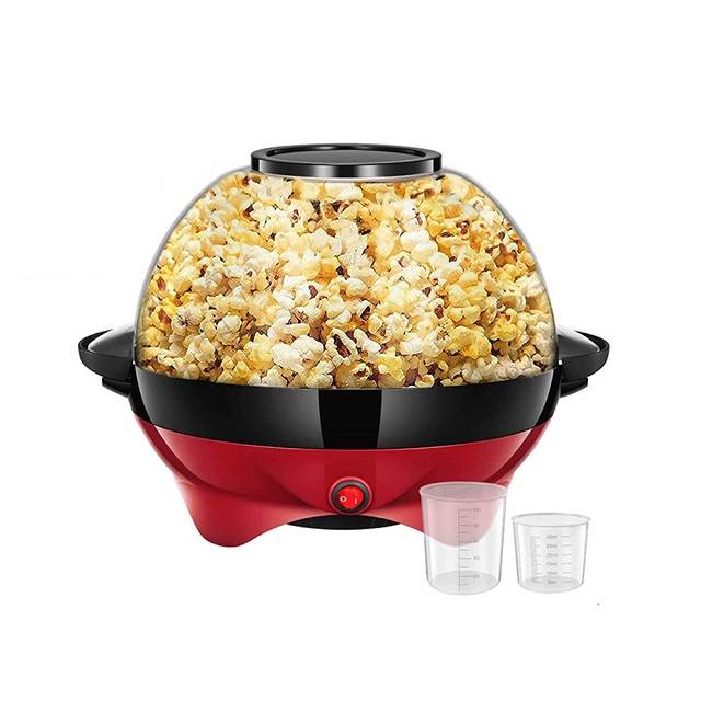 Ball Shape Chocolate Flavored Popcorn Making Makers Small Scale Cretors Big Industrial Popcorn Machine