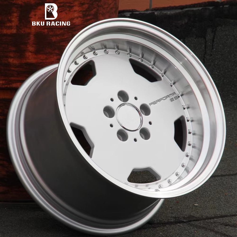 Колесные диски Bku racing 5x112 17 дюймов, легковые автомобильные колеса 8J 9.5J глубокая тарелка для mercedes wheels w140 w201 w126 w124