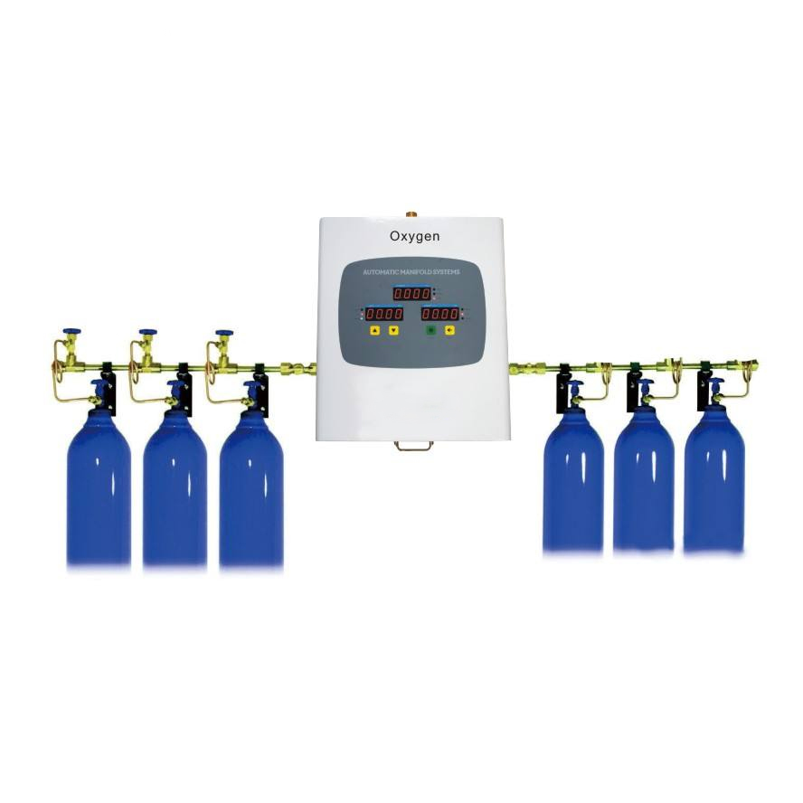 Professional Hospital Automatic System Medical Gas Station Flow Regulator Oxygen Manifold