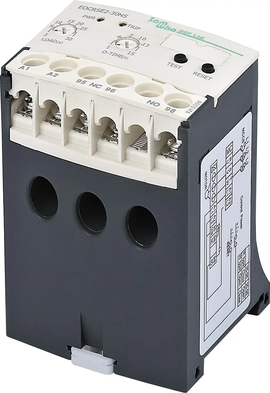 3 Phase Overload Protecton Relay Independently Adjustable Starting Trip Delay Operating Time 3 Phase Overload Protecton Relay