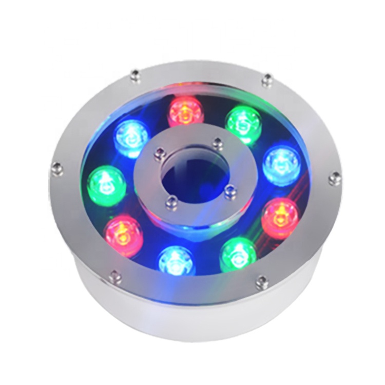 Водонепроницаемая подводная светодиодная подсветка dmx из нержавеющей стали rgb