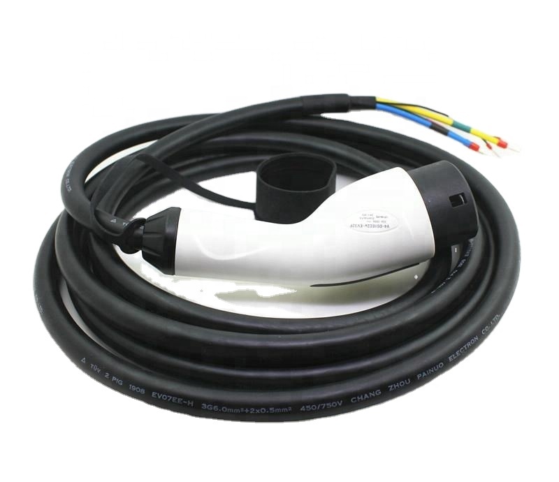 Зарядный кабель IEC- 62196 Type 2 EV с открытым концом