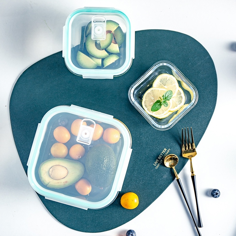 Фабричная экологически чистая упаковка для пищевых продуктов с подогревом Bento Tiffin, детский стеклянный Ланч-бокс