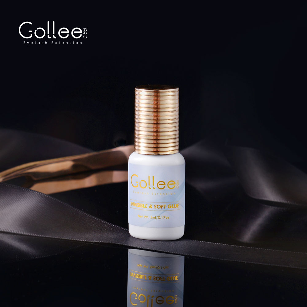 Клей для ресниц черного цвета Gollee, без жестокости, клей для ресниц