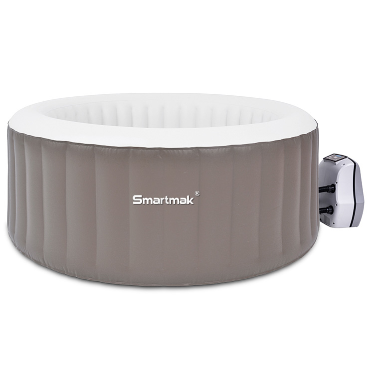 OEM ODM Custom Wholesale Portable Led Light Black Inflatable Hot Tub Spa Pool