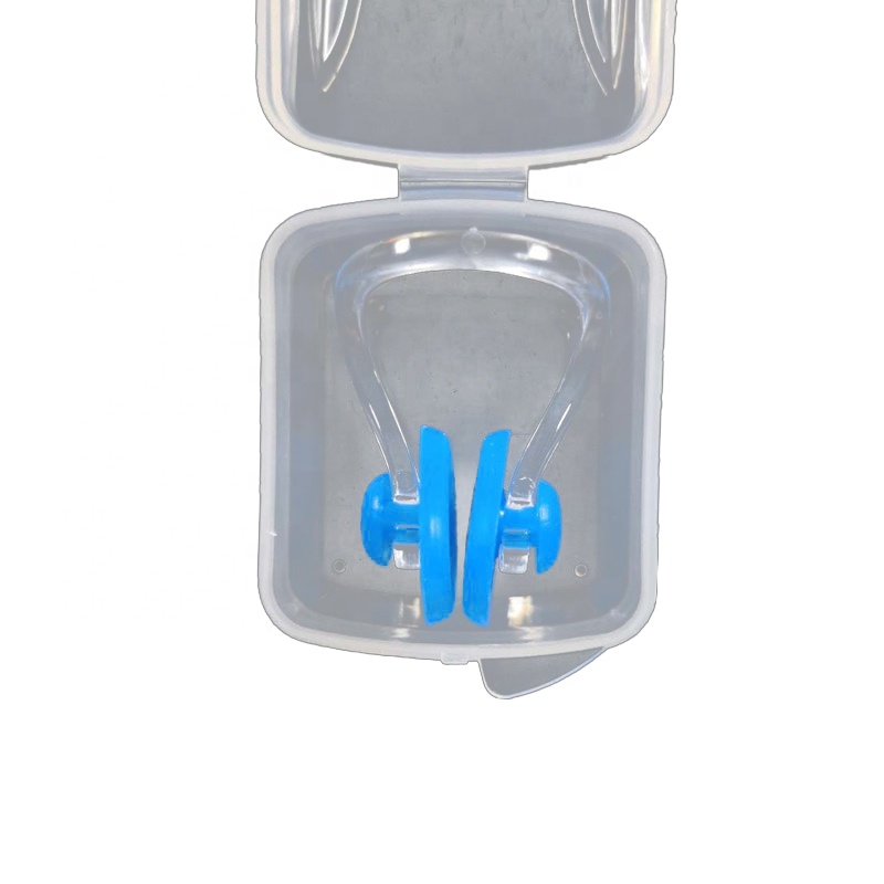 cheap custom logo printed silicone swim nose clip silicone swimming clip for swimming pool accessories