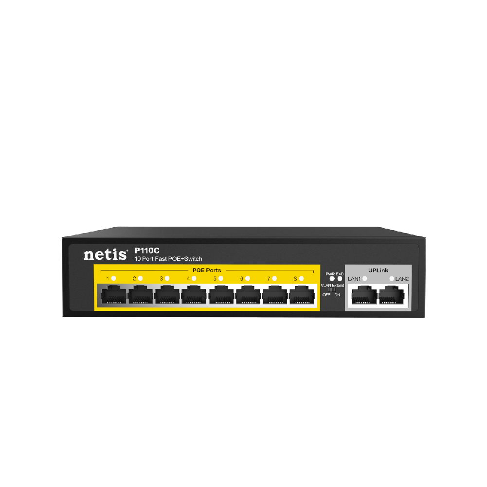OEM/ODM завод 2*10/100/1000 базовые порты Uplink 48 В ethernet волоконный коммутатор poe 8 портов poe коммутатор