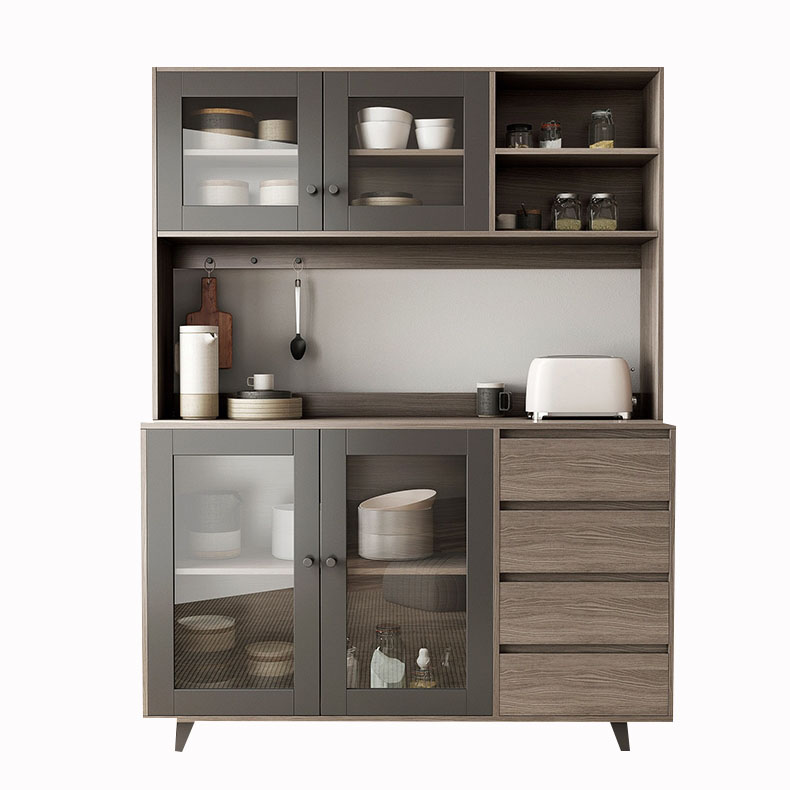 Modern design hot sale Kitchen Cabinet Melamine Kitchen Cabinet Wooden Kitchen Cabinet