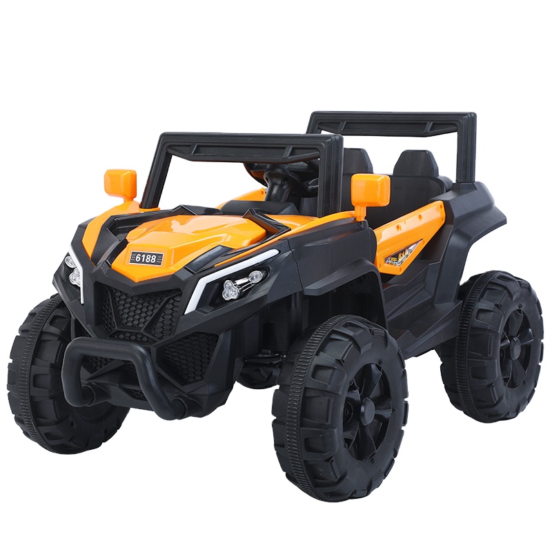 The new children's electric toy car can sit on a remote control Christmas gift birthday gift