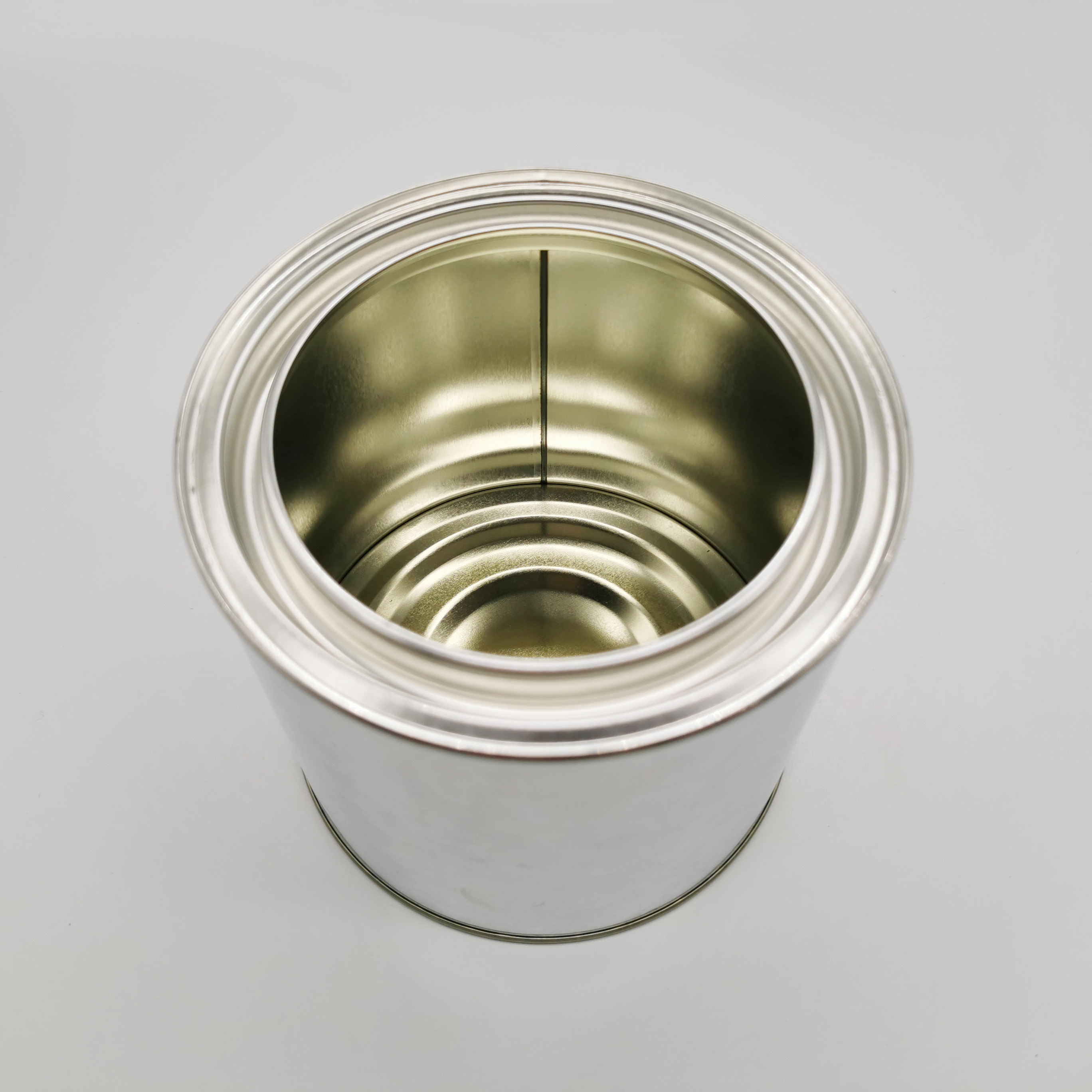 High quality customizable 0.8L empty round candle tin cans with metal cover