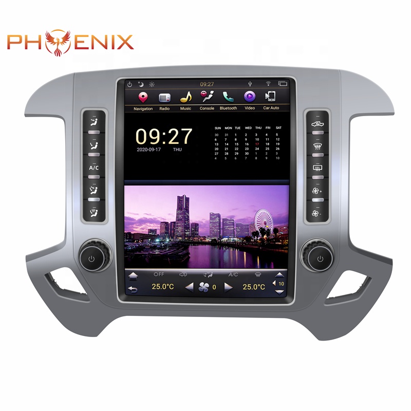 Автомагнитола для Chevy Silverado GMC SIERRA 12,1-2014, 2018 дюймов, вертикальный экран, Android, мультимедийная система, радио, Тесла стиль