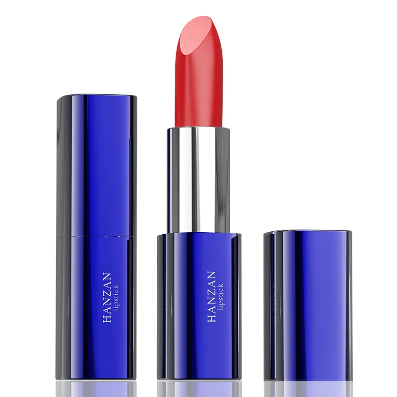 New Product Vegan Matte Lipstick Private Label 5 Colors Customized Logo Cosmetic Velvet Lipstick