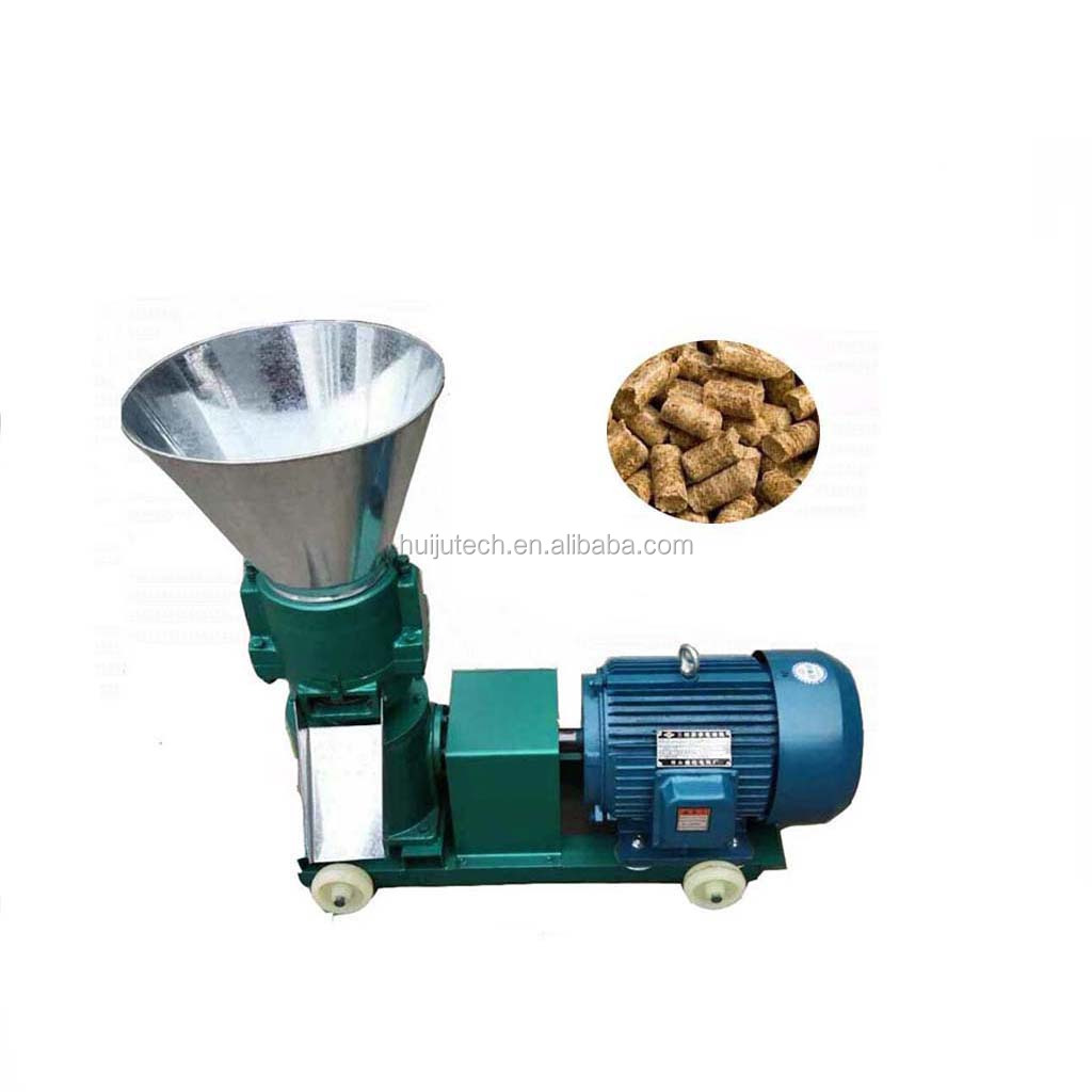 Automatic 100kg/hour Animal feed pellet mill/pelletizing machines HJ-N120C