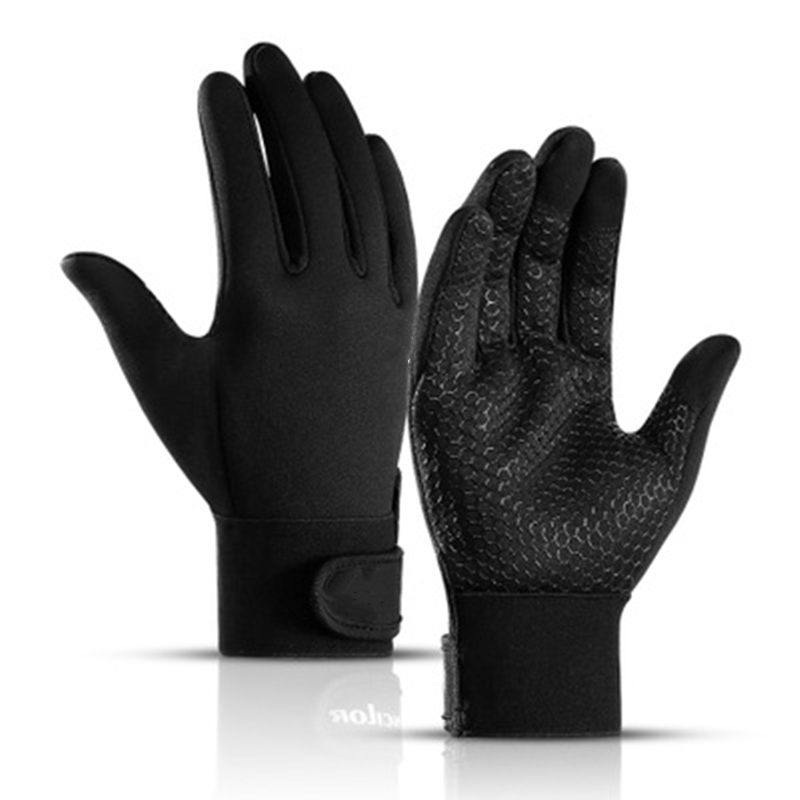Cycling Gloves Anti-Slip Touch Screen Full Finger Windproof Thermal Gloves for Men and Women Windproof Gloves Outdoor Sports