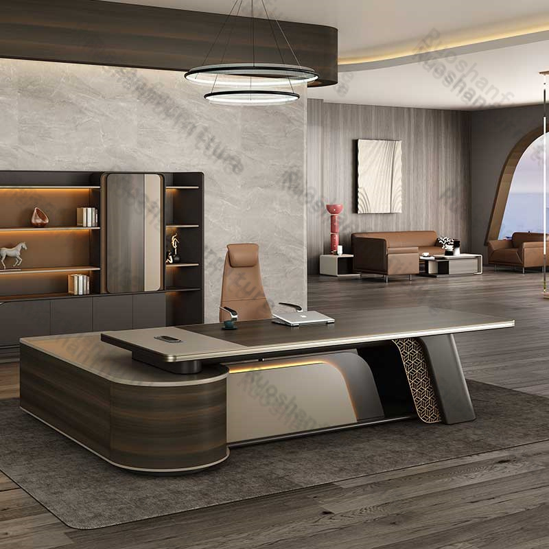 luxury Office furniture durable rich boss table office desk executive table customized desk