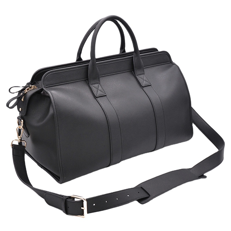 High Quality OEM PU leather waterproof men duffel travel gym bags