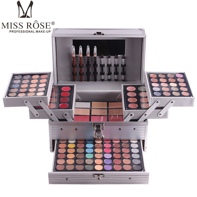 Low MOQ 132 Multicolored Cosmetic Bag Polychromatic Collocation Eyeshadow Palette Set