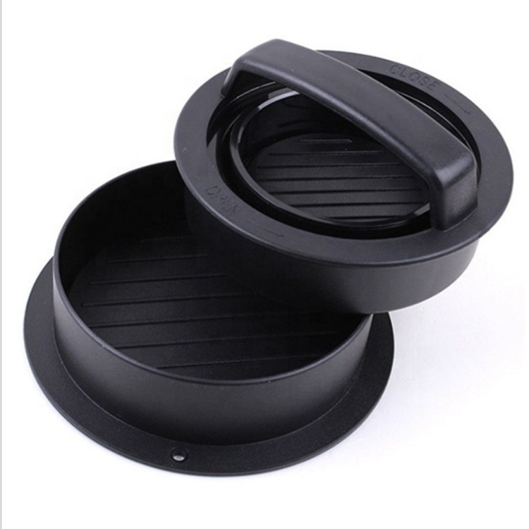 Professional Plastic Non-Stick Hamburger Press With Picnic Burger Meat Press For Solid Durable Burger Press