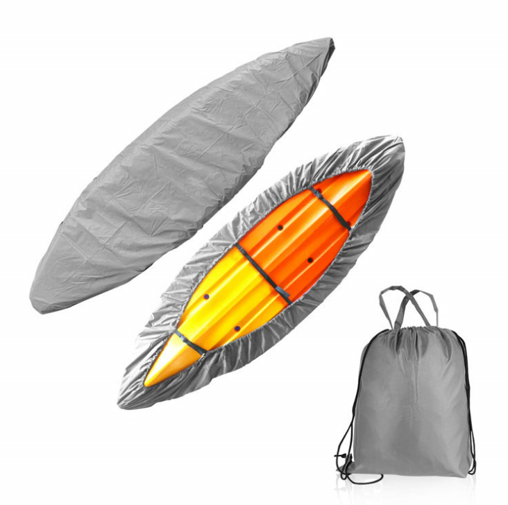 DFP10 Grey 300D Kayak Cover Accessories, Waterproof & UV Protection SUP Paddle Boards Cover for Indoor