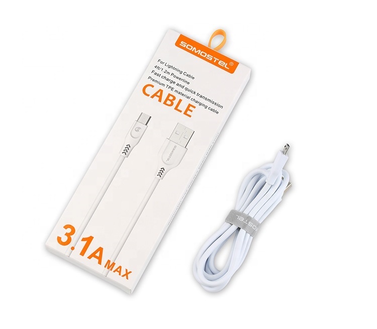 Somostel BT01 factoy OEM 3,5 A usb-кабель для быстрой зарядки мм/type-c usb микро-кабель для сотовых телефонов для iPhone 12