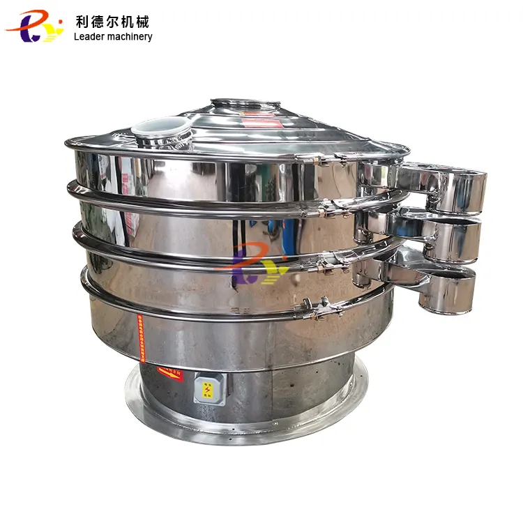 China Rotary Vibrating Screen / Circular Fine Powder Vibratory Sifter Sieve Machine